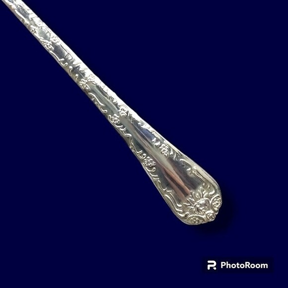 International Silver-WM Rogers & Sons Enchanted Teaspoons-Silver Plate-Floral - Picture 3 of 5